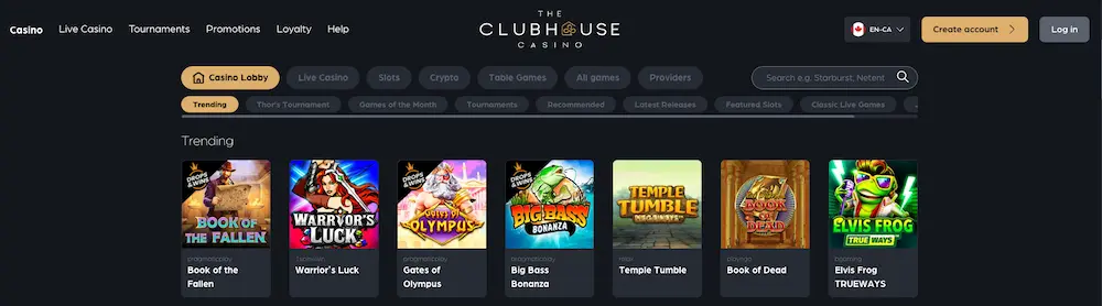 The Clubhouse Casino Reviews